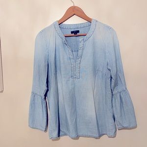 JCrew Chambray Top